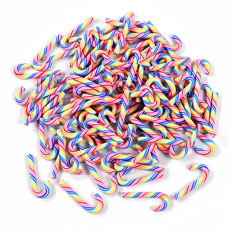 Mini Candy Cane Ornaments (10/30/50 pcs) – Christmas Tree Decor
