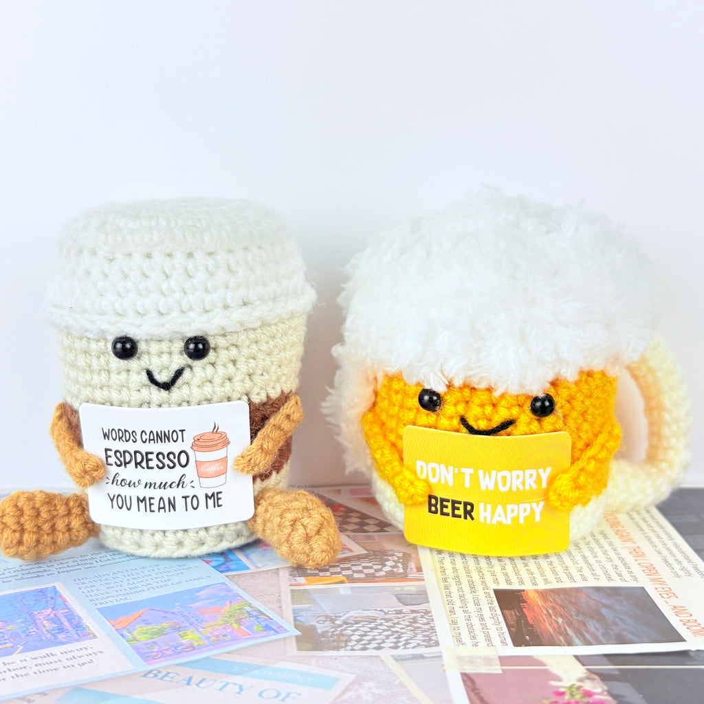 Crochet Positive Energy Dolls – Handmade Pocket Hug Gift