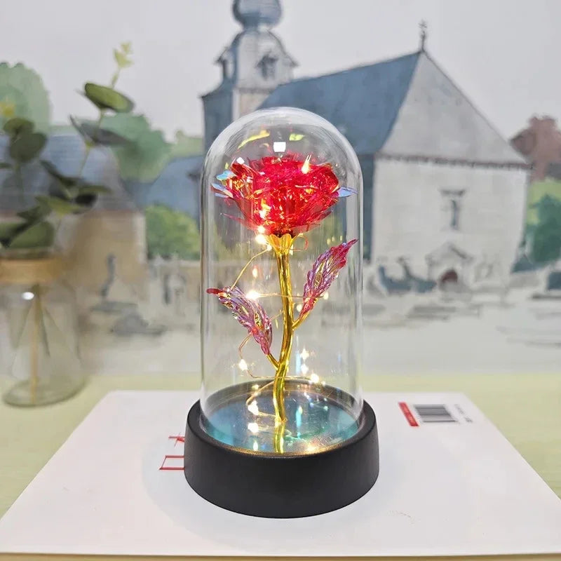 Eternal Rose with LED Light – Artificial Rose Gift for Her