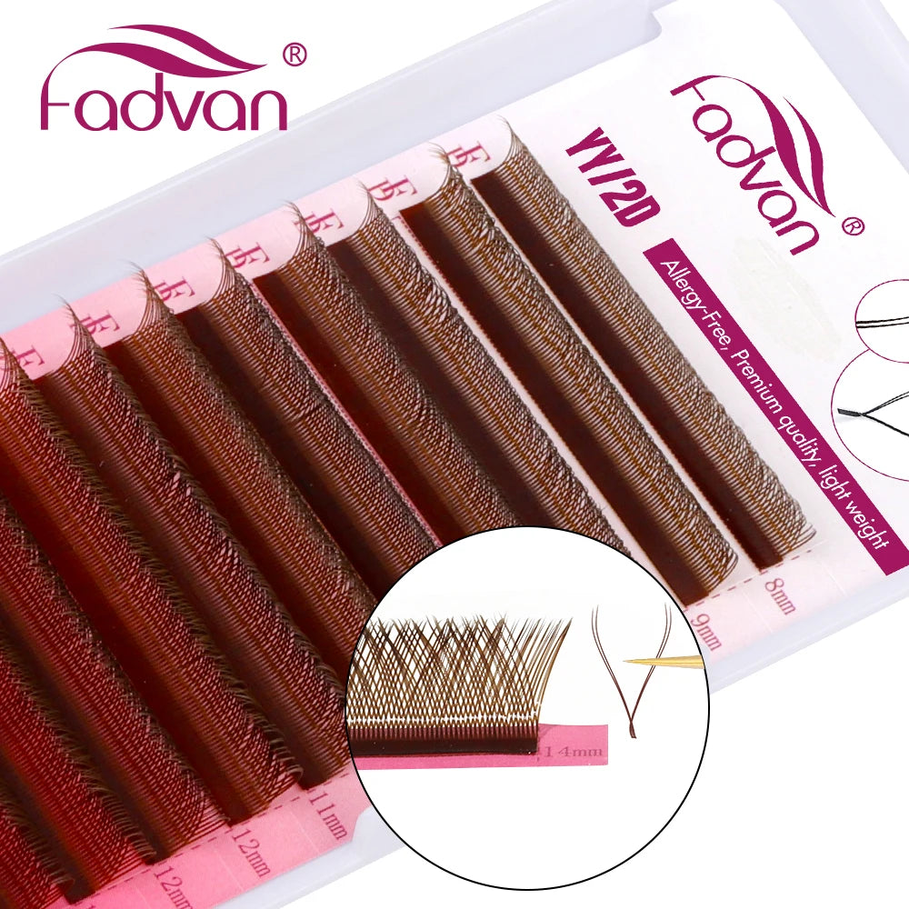 Natural Premade Eyelash Extensions – Soft Faux Mink 2D Lashes