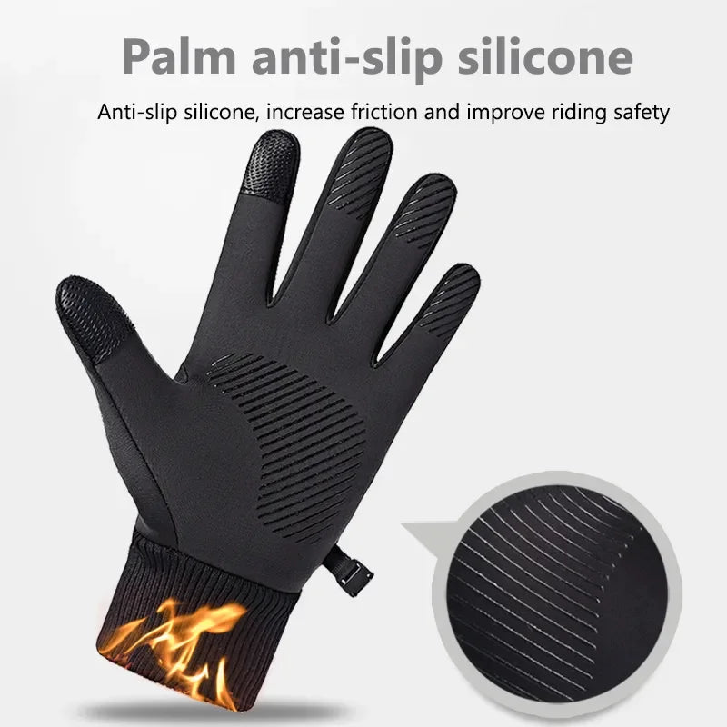 Waterproof Touchscreen Winter Gloves – Fleece Lined