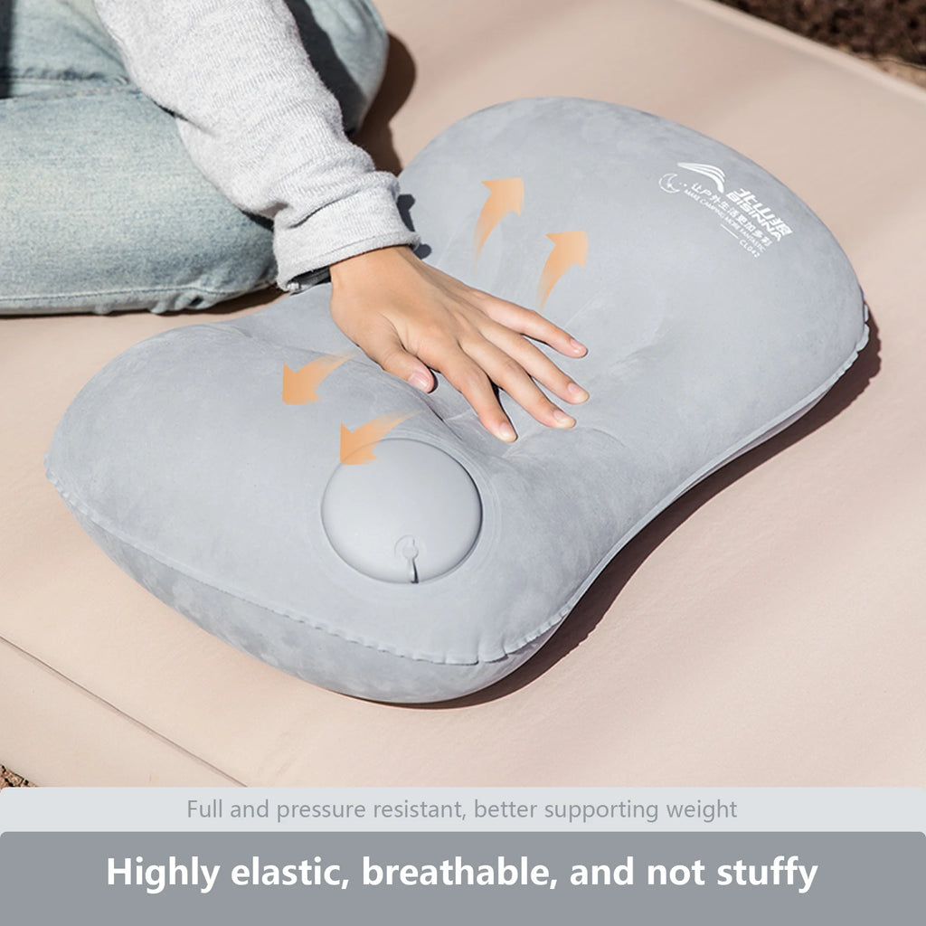 Ultralight Inflatable Camping Pillow – Travel Neck Support
