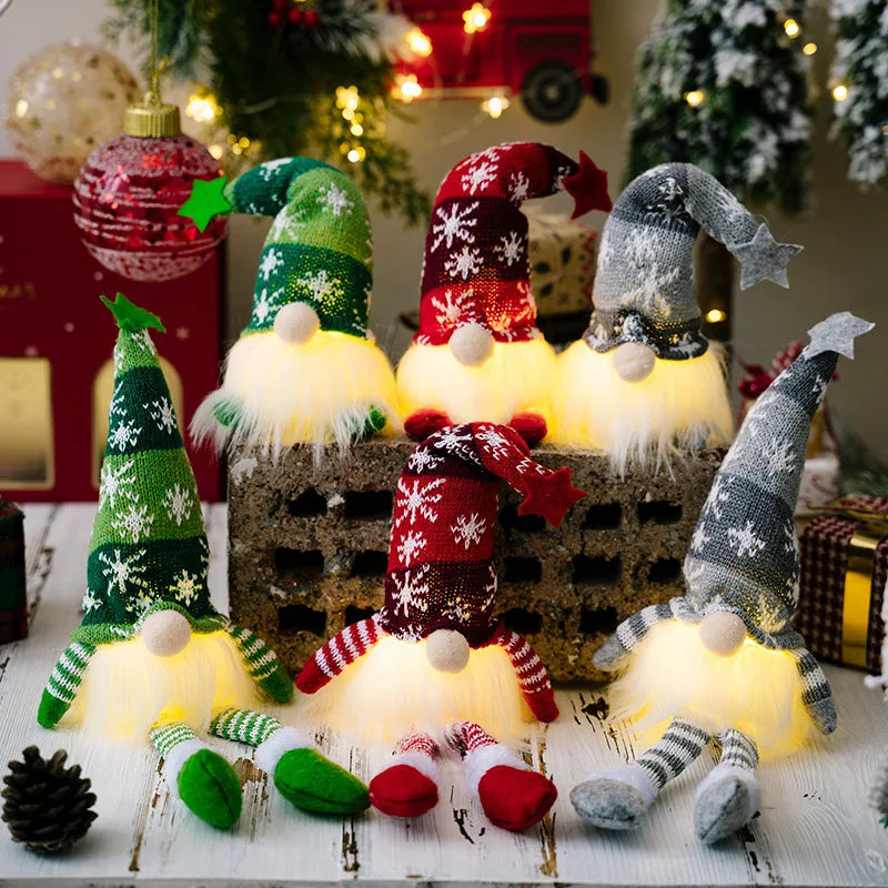 LED Christmas Gnome with Lights 20/30 cm