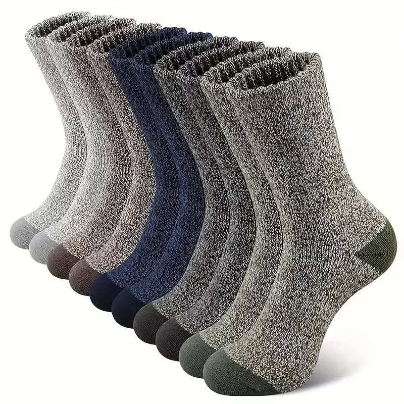 Thick Merino Wool Winter Socks – Thermal Towel Sole