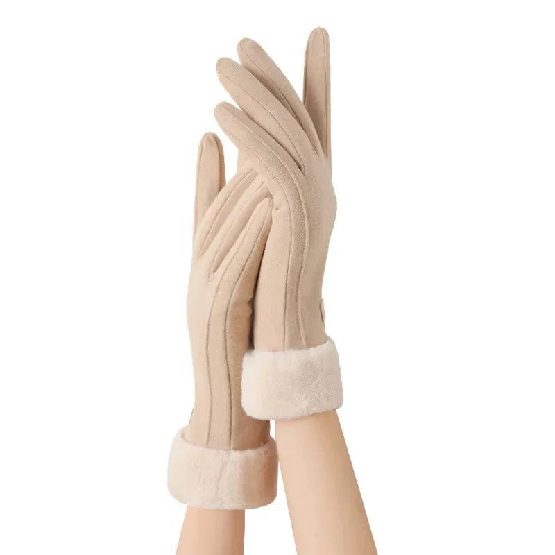 Women's Touchscreen Winter Gloves – Warm & Windproof