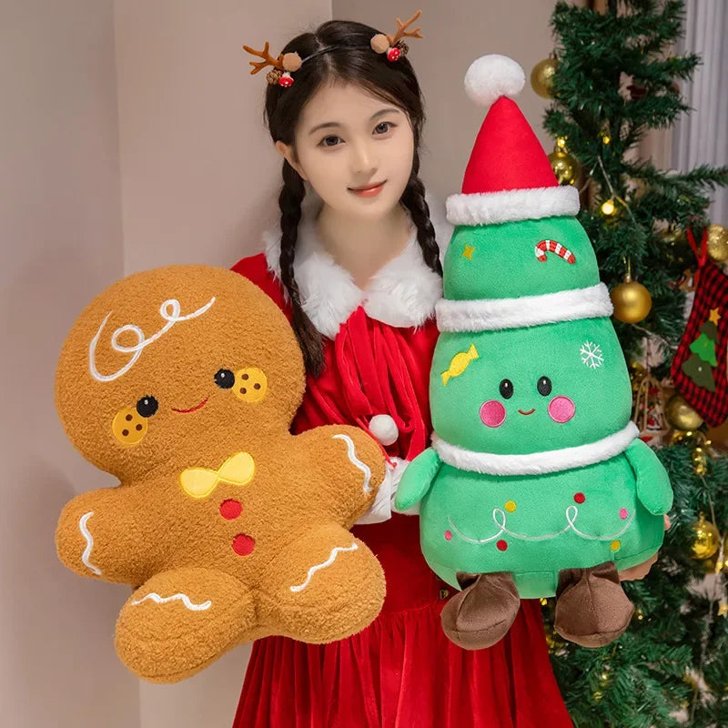 Christmas Plush Toys – Santa, Reindeer, Snowman & Gingerbread