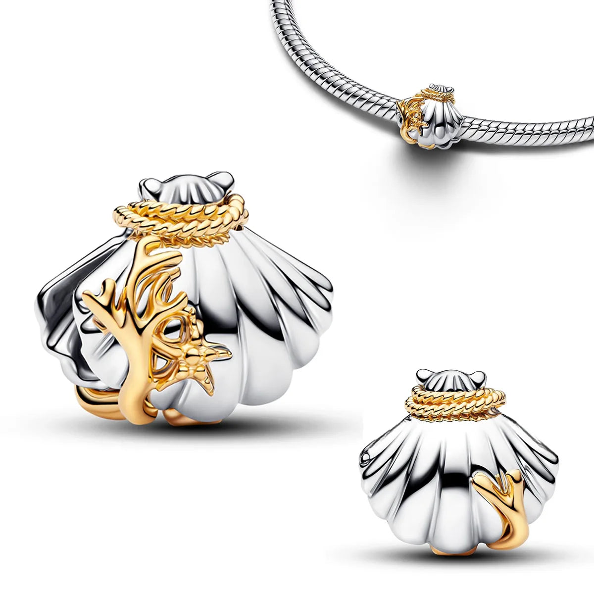 925 Sterling Silver Heart, Sun & Moon Charms for Bracelets & Necklaces
