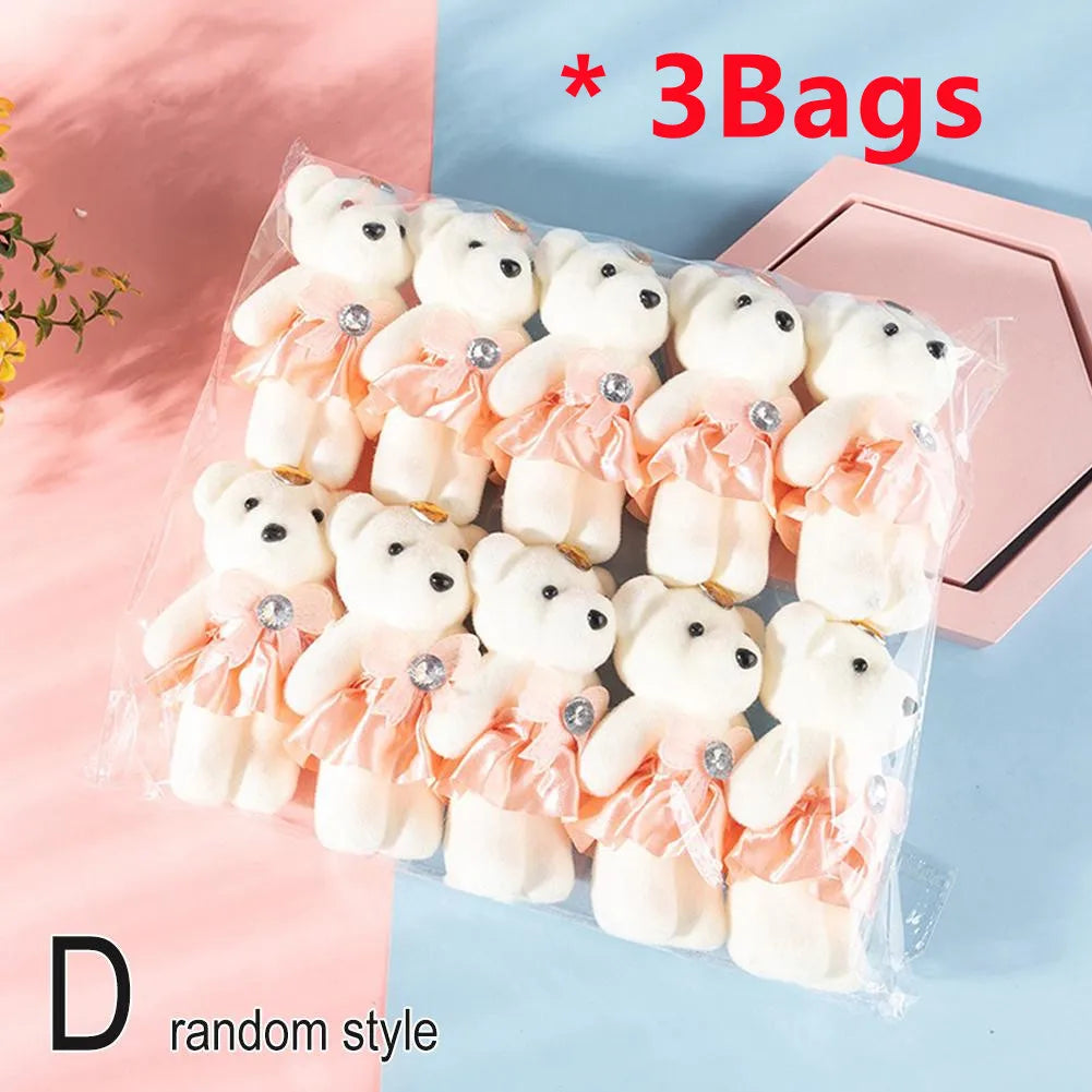 Mini Bear Bouquet Gift Bags (10 pcs) – Valentine's Wrapping