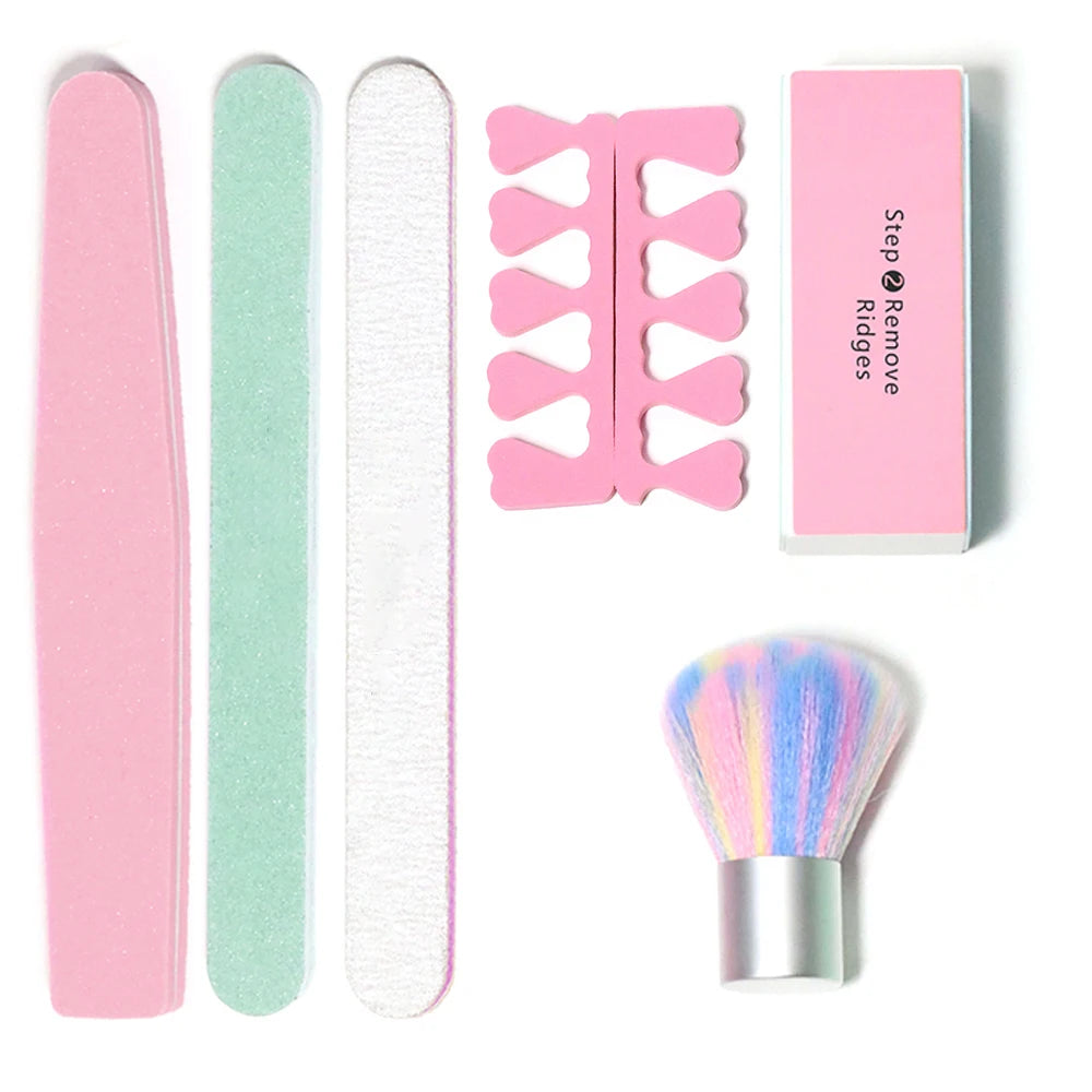 Electric Nail Drill & Manicure Kit with Nail Lamp