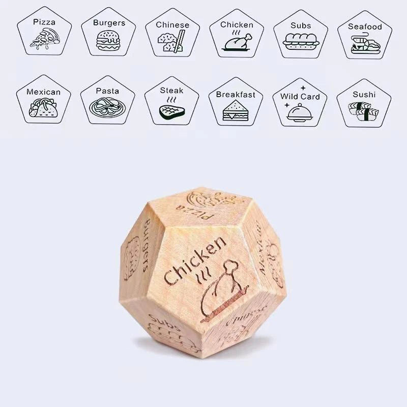 Couples Food Decision Dice – Fun Gift for Him & Her