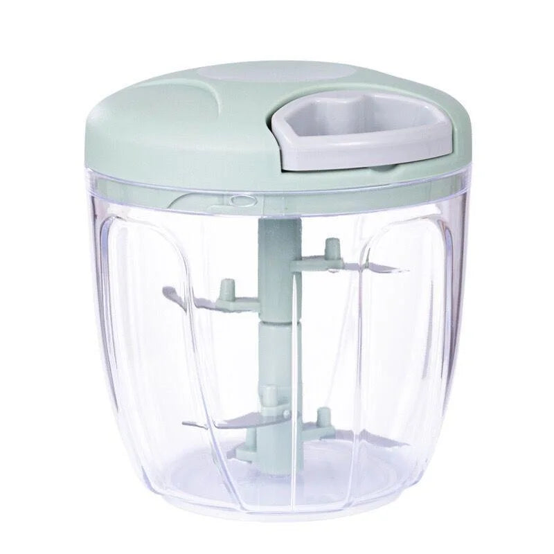 Manual Food Chopper 500/900 ml – Garlic, Onion & Meat Mincer