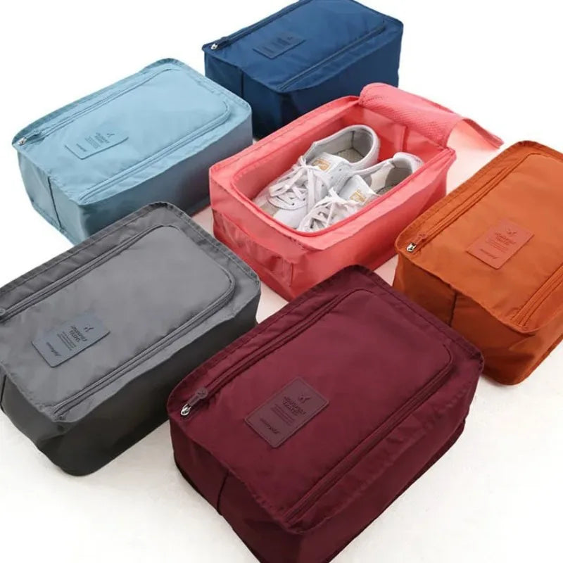 Foldable Waterproof Shoe Storage Bag – Travel Organizer