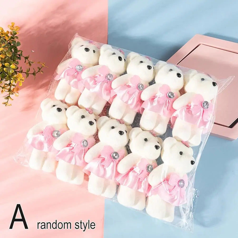 Mini Bear Bouquet Gift Bags (10 pcs) – Valentine's Wrapping