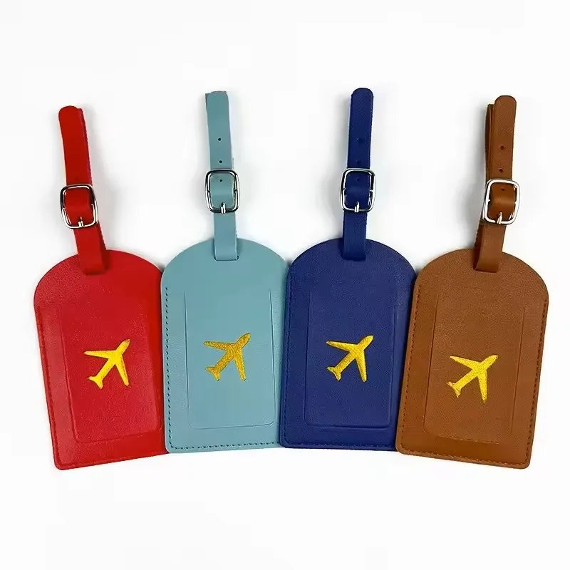 Leather Luggage Tag – Suitcase Name & Address Label