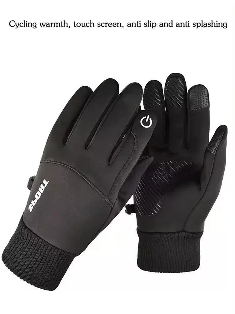 Waterproof Touchscreen Winter Gloves – Fleece Lined
