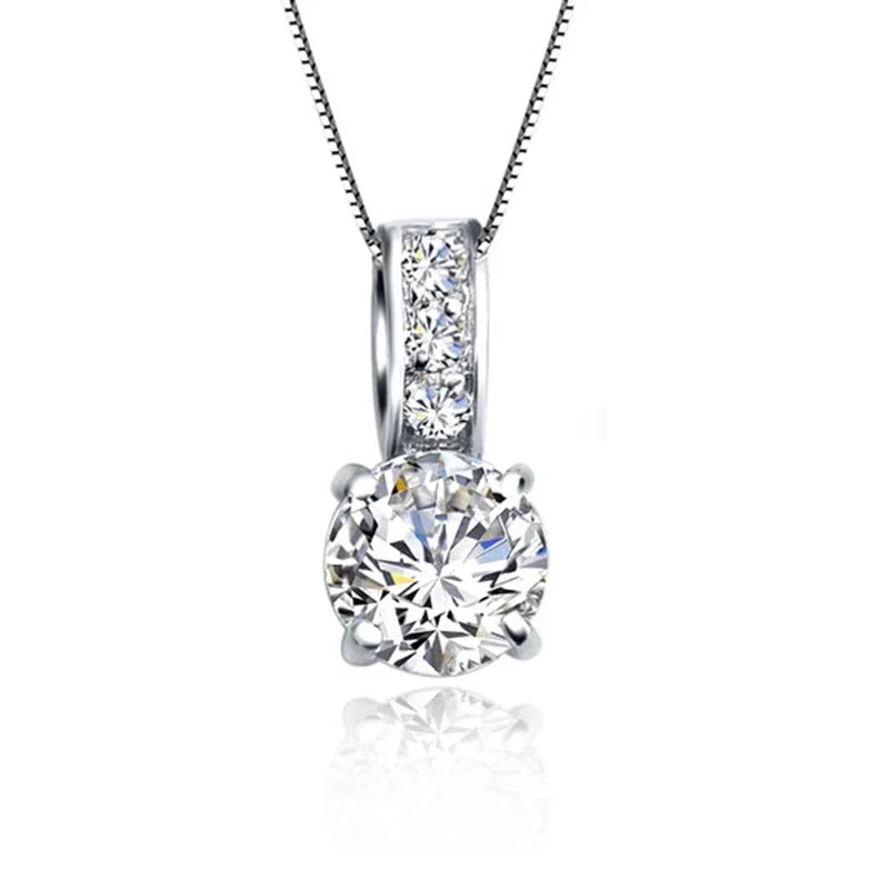 Cubic Zirconia Pendant Necklace for Women – Elegant Gift