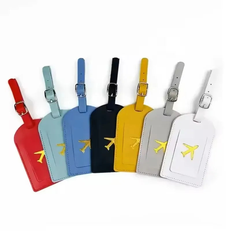Leather Luggage Tag – Suitcase Name & Address Label
