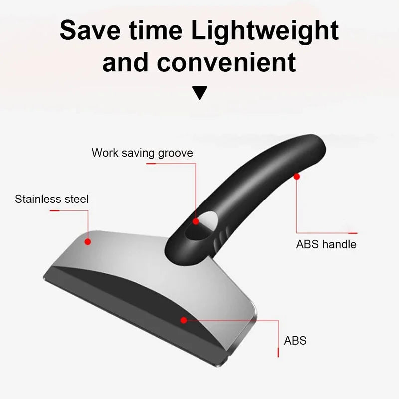 Car Ice Scraper & Snow Shovel – Winter Windshield Tool