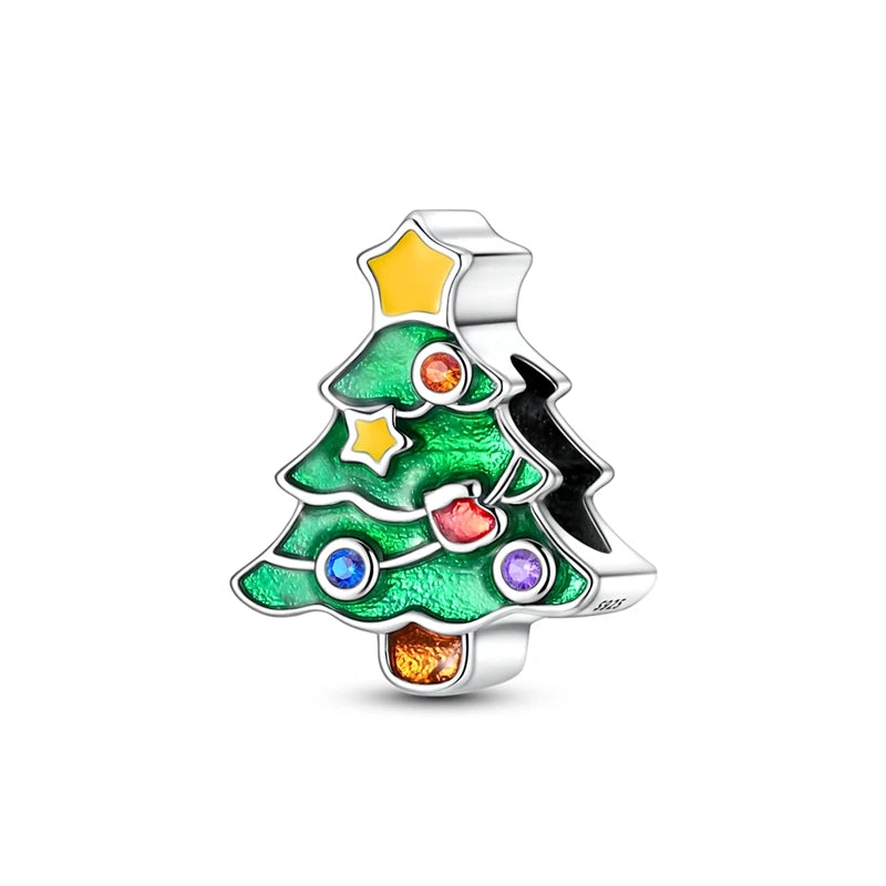 925 Silver Christmas Charm – Stocking, Gingerbread & Reindeer
