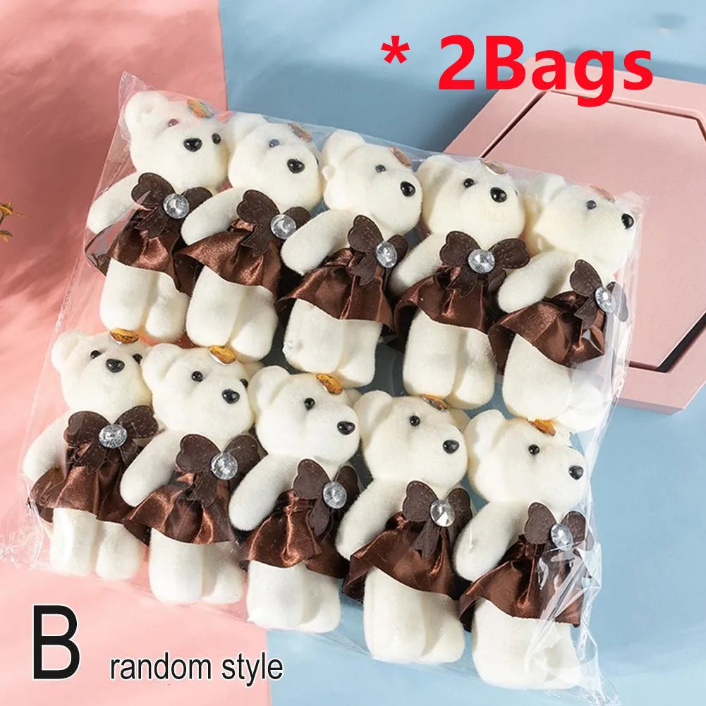 Mini Bear Bouquet Gift Bags (10 pcs) – Valentine's Wrapping