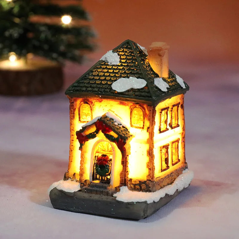 Christmas Village House Night Light – Battery Powered Decor