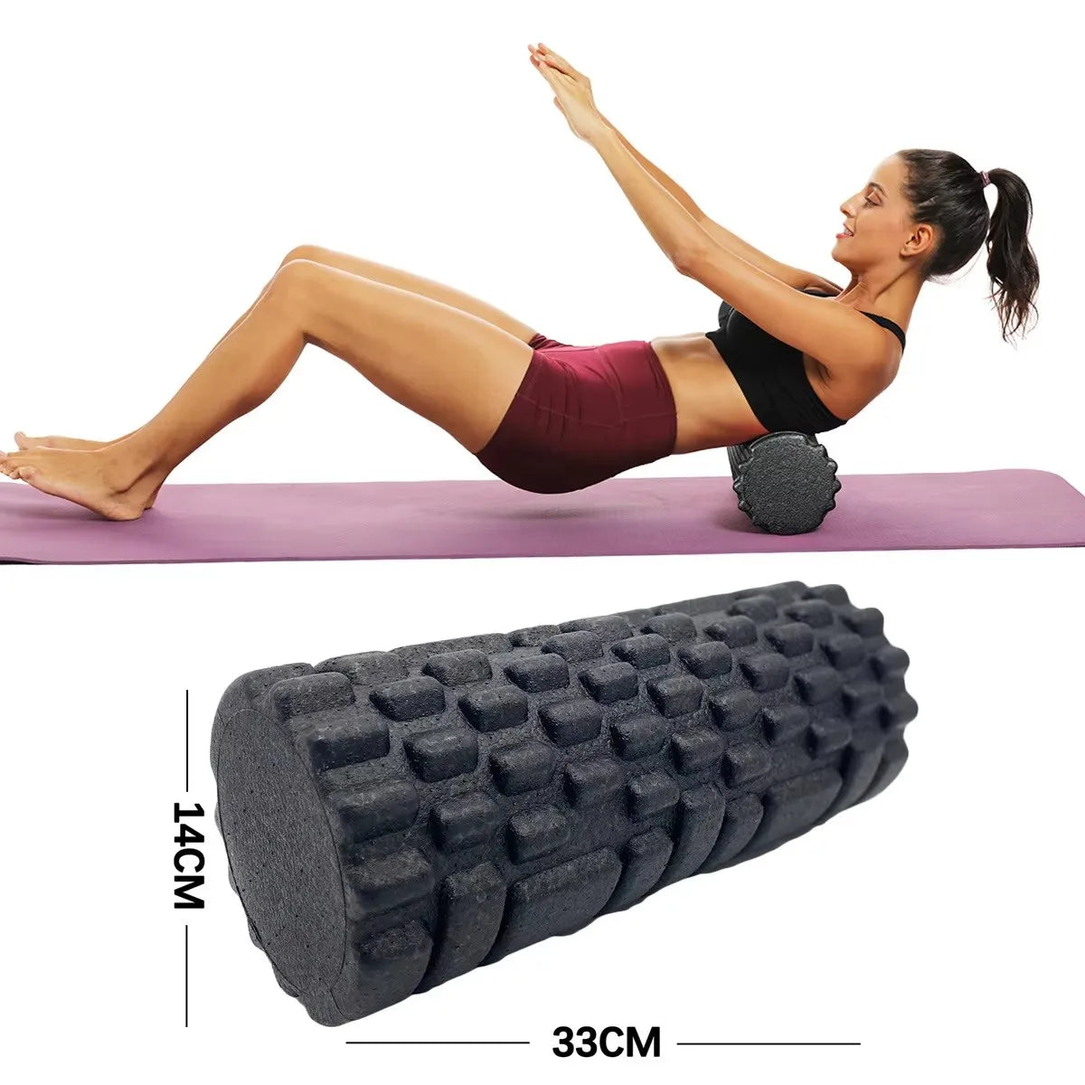 EPP Foam Roller 30/33 cm – Yoga & Muscle Massage Roller