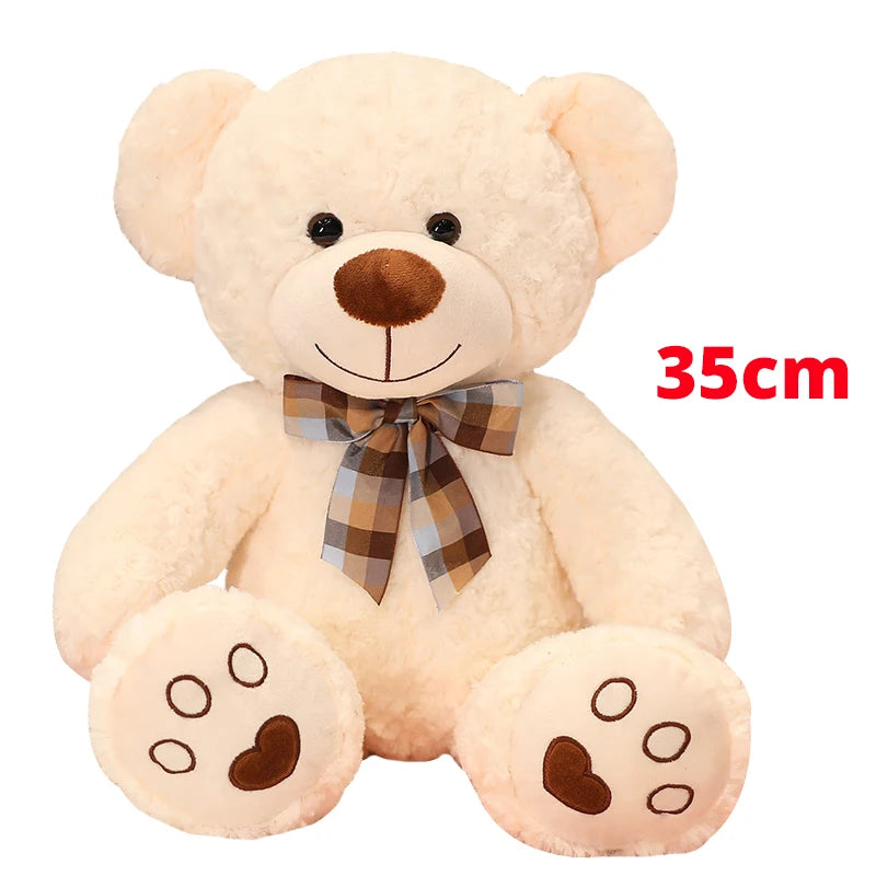 Kawaii Teddy Bear Plush Pillow – Soft Cuddly Gift