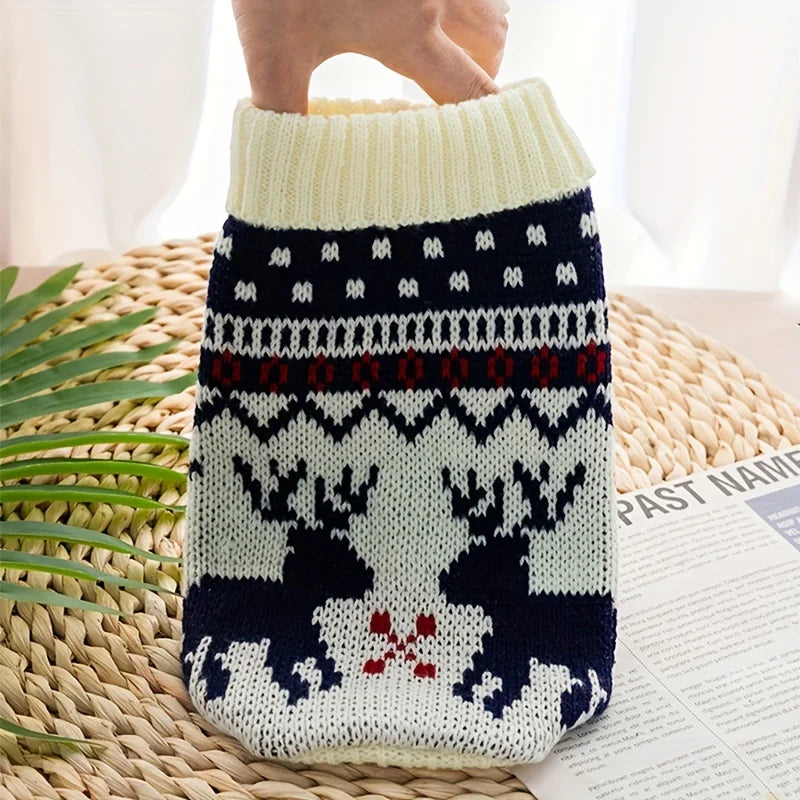Christmas Knitted Pet Sweater for Dogs & Cats