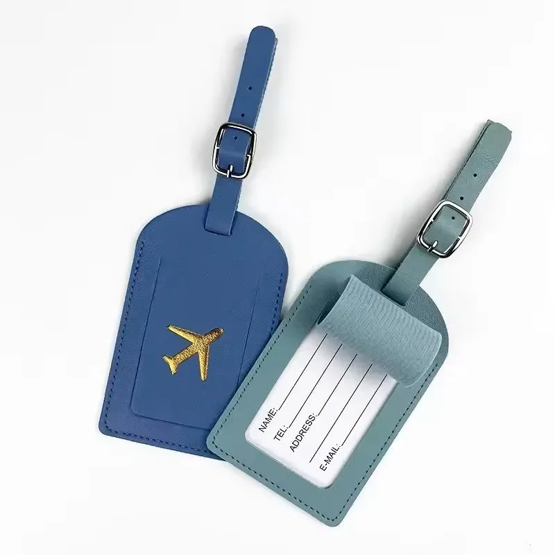 Leather Luggage Tag – Suitcase Name & Address Label