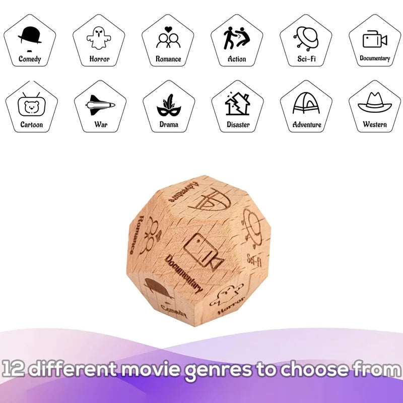 Couples Food Decision Dice – Fun Gift for Him & Her