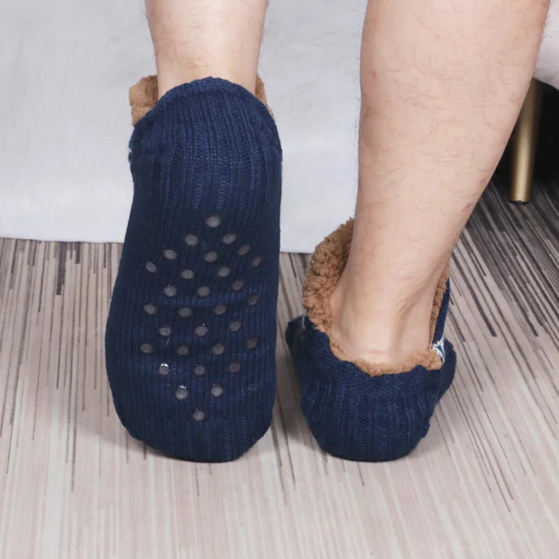 Super Warm Non-Slip Floor Socks – Velvet Slipper Socks