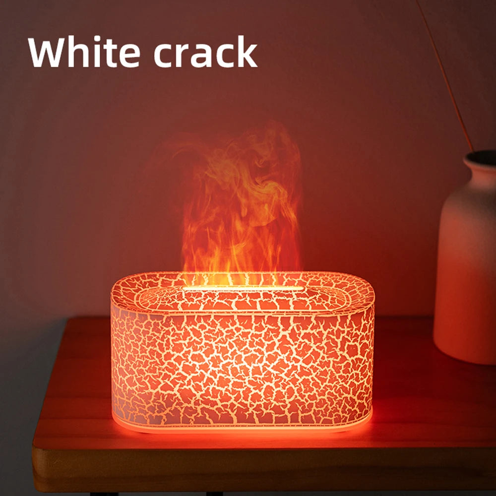 Flame Essential Oil Diffuser – Colorful Mist Humidifier