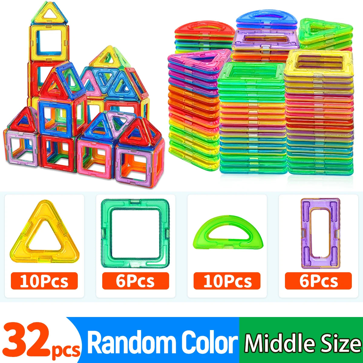 Magnetic Building Blocks – STEM Construction Toy for Kids