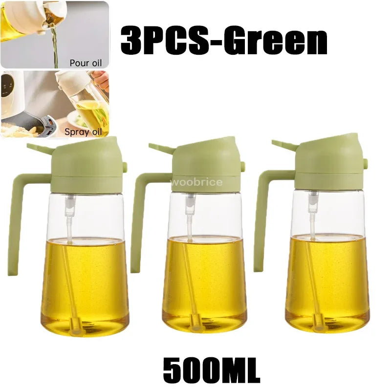 2-in-1 Oil Sprayer & Brush – For Air Fryer, Salad & Grilling