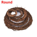 Natural Rattan Wreath Ring 8–30 cm – DIY Christmas Wreath Base