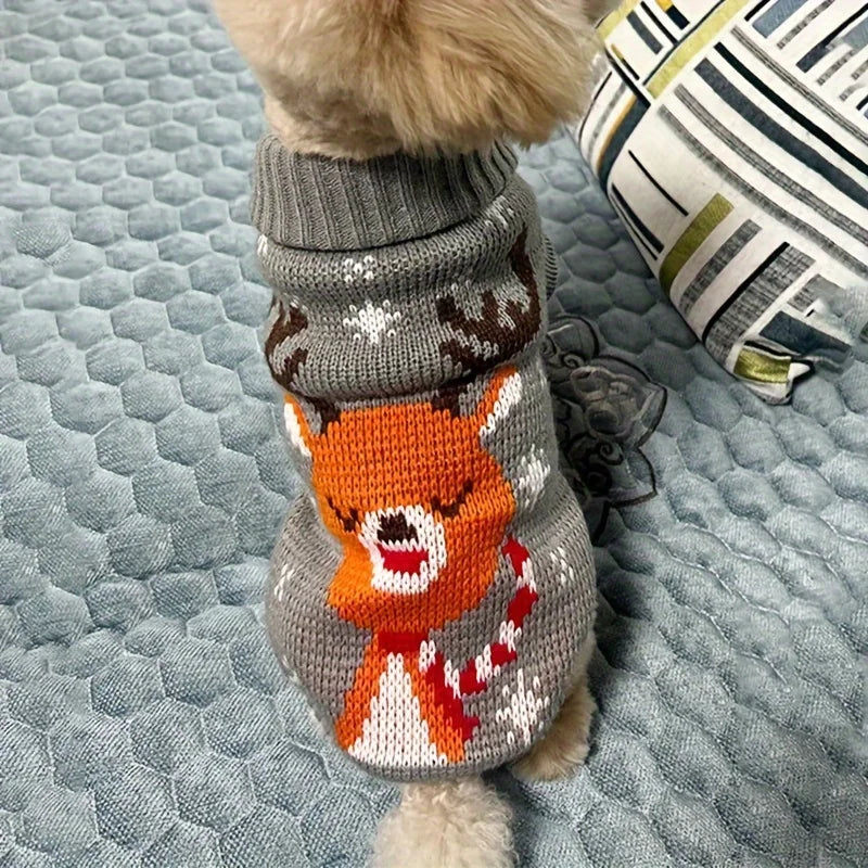 Christmas Knitted Pet Sweater for Dogs & Cats