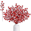 Snowy Pine & Berry Picks – Christmas Tree & Wreath Decor
