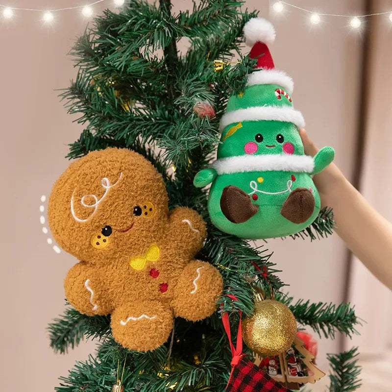 Christmas Plush Toys – Santa, Reindeer, Snowman & Gingerbread