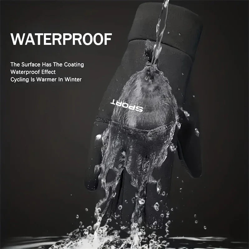 Touchscreen Winter Gloves – Windproof for Running & Skiing