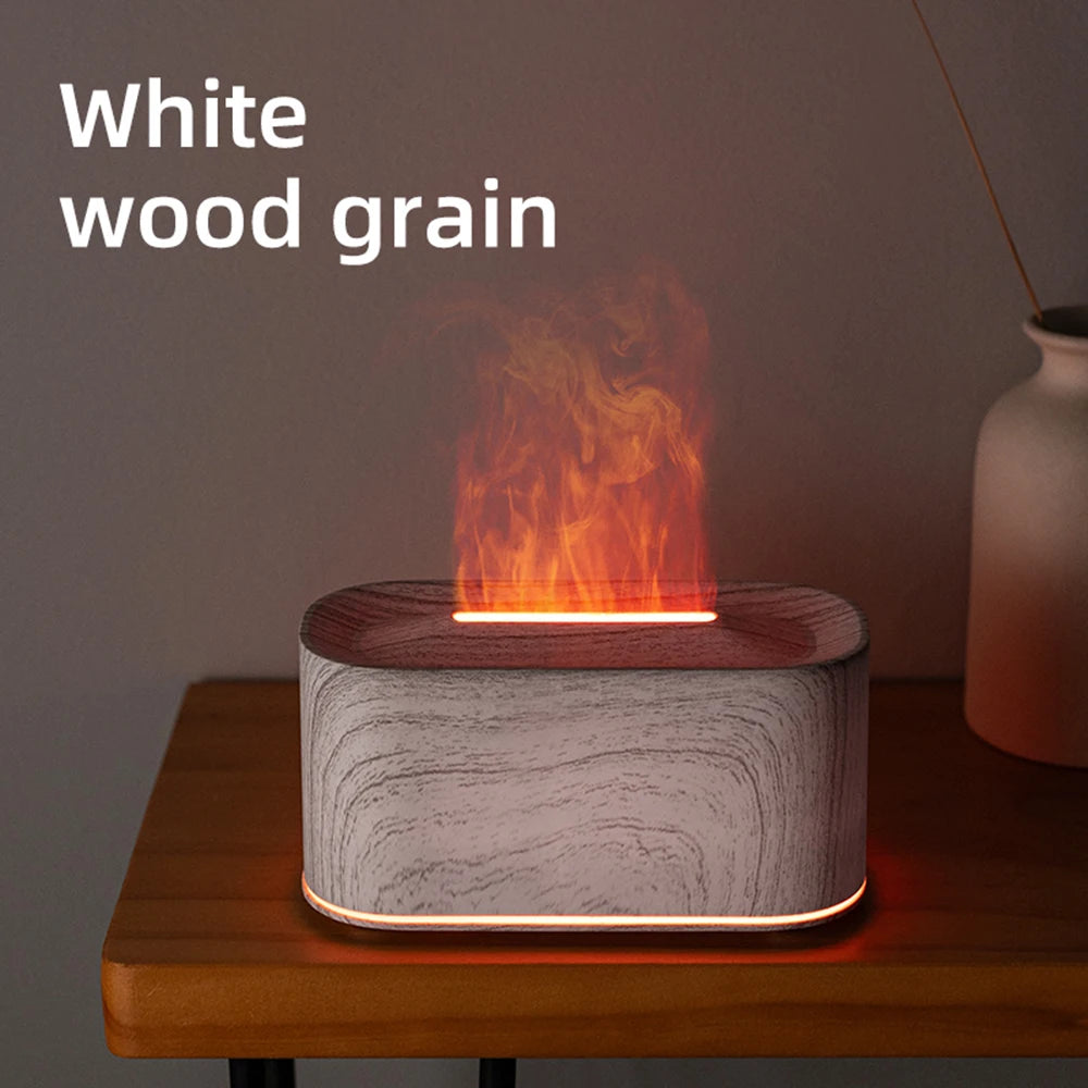Flame Essential Oil Diffuser – Colorful Mist Humidifier