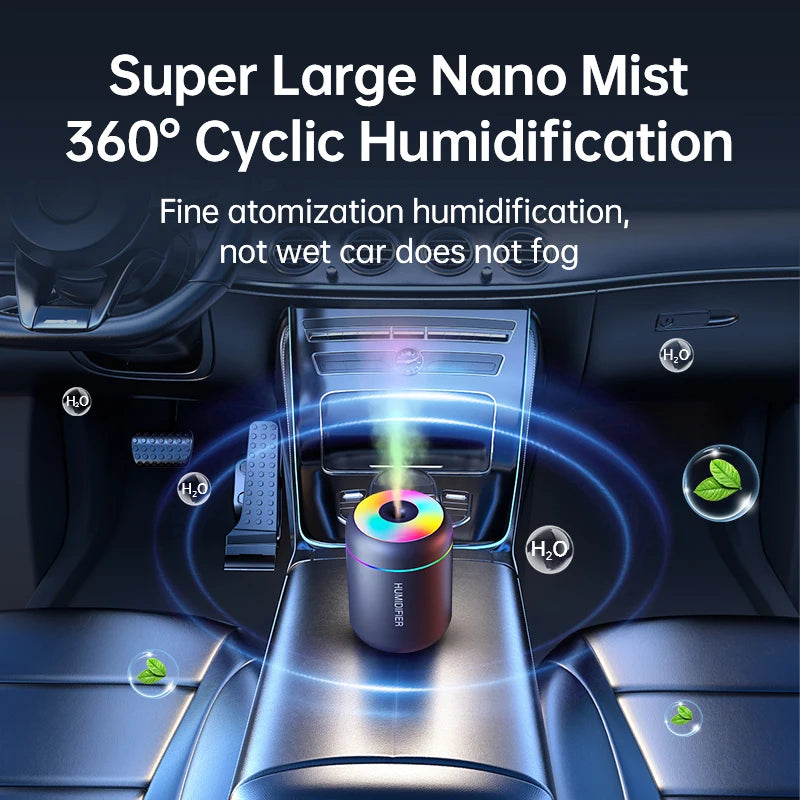 180 ml Mini Humidifier & Aroma Diffuser – USB Mist Maker