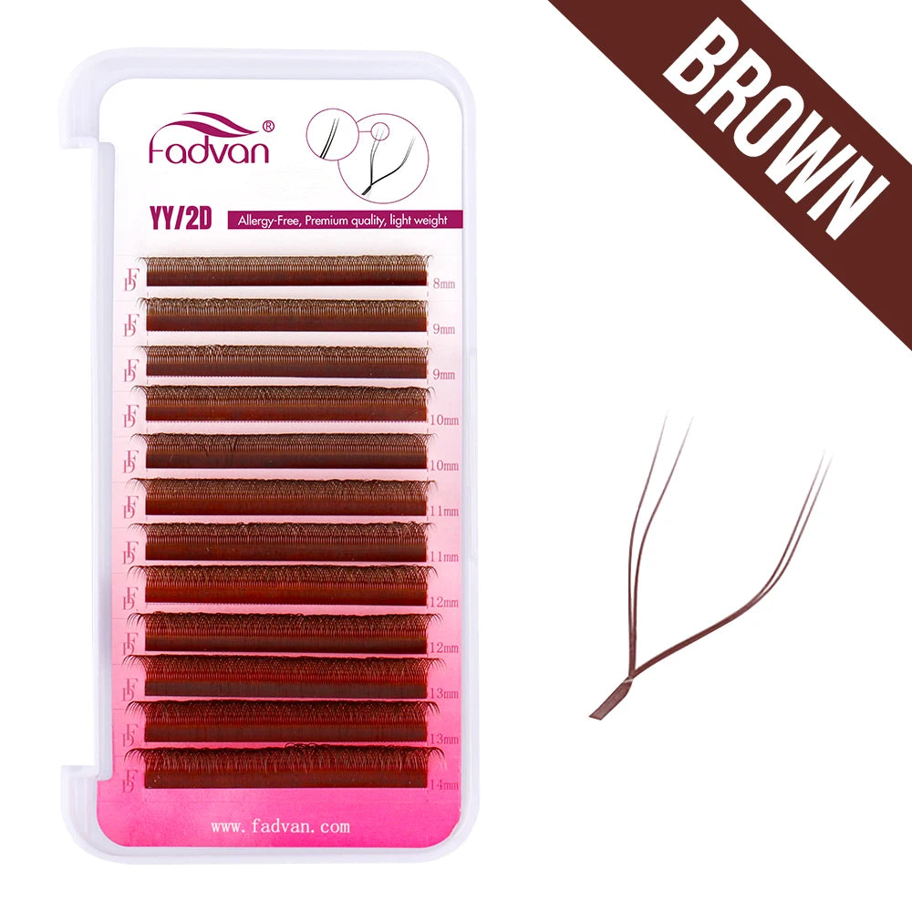 Natural Premade Eyelash Extensions – Soft Faux Mink 2D Lashes