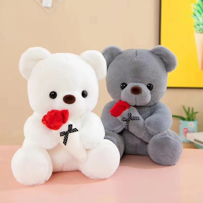 Rose Bear Plush Toy – Romantic Valentine's & Anniversary Gift