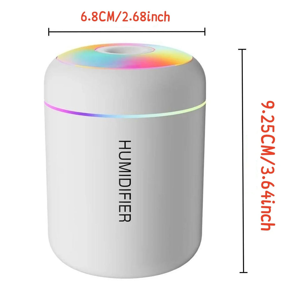 180 ml Mini Humidifier & Aroma Diffuser – USB Mist Maker