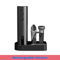 Electric Wine Opener Gift Set – Stopper & Pourer Included