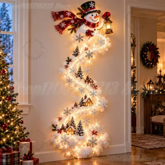 Christmas Magic Trail LED Wall Light – Santa Sleigh Scene