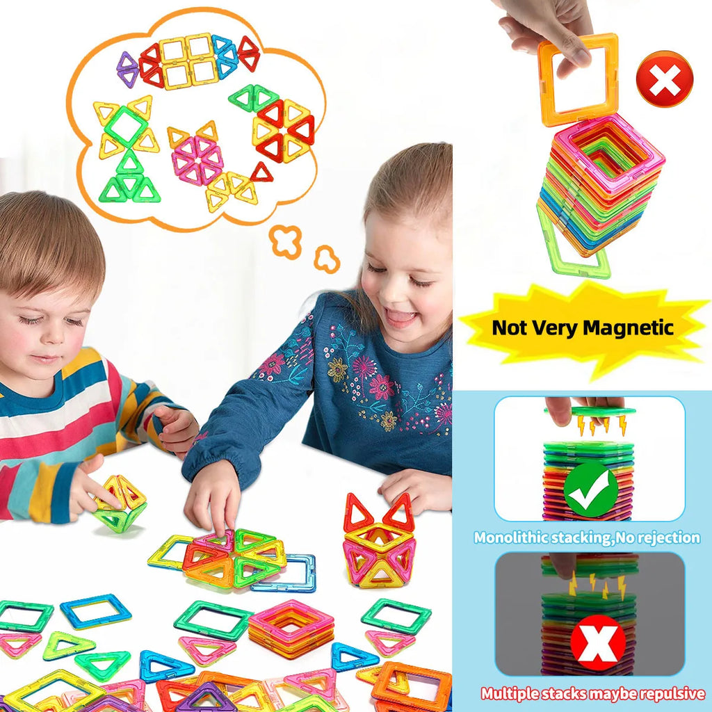 Magnetic Building Blocks – STEM Construction Toy for Kids