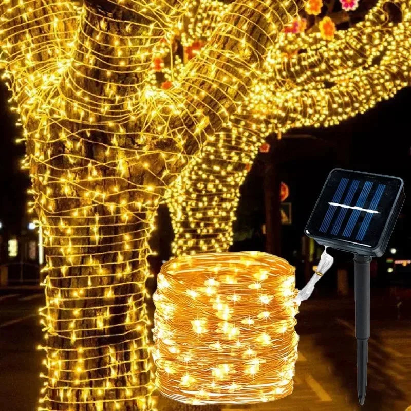 Solar Fairy String Lights – Waterproof Outdoor Garden Lights
