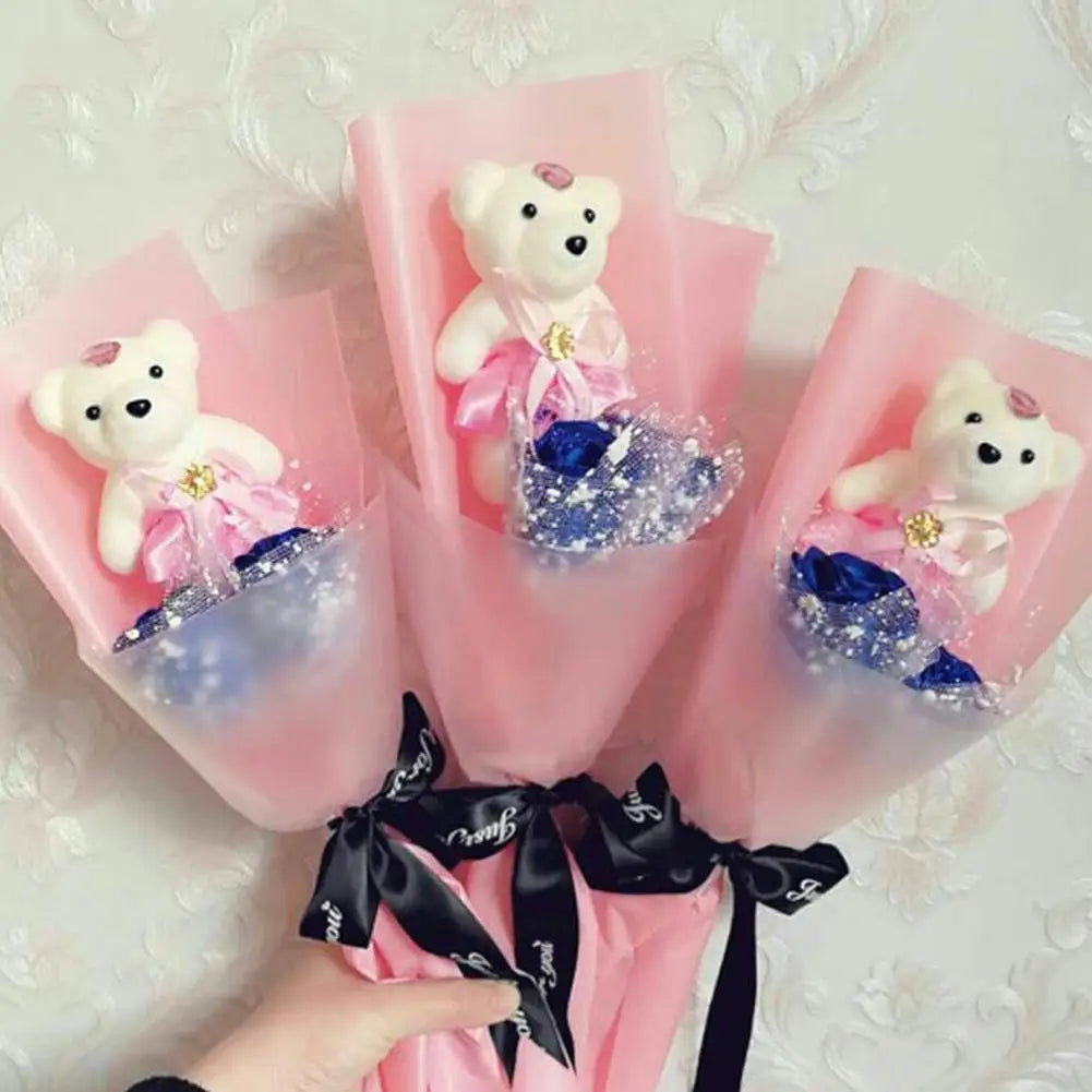 Mini Bear Bouquet Gift Bags (10 pcs) – Valentine's Wrapping