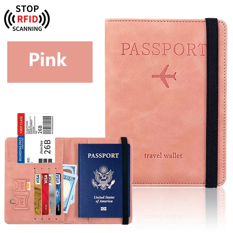 Passport Holder Wallet – Travel Document Organizer